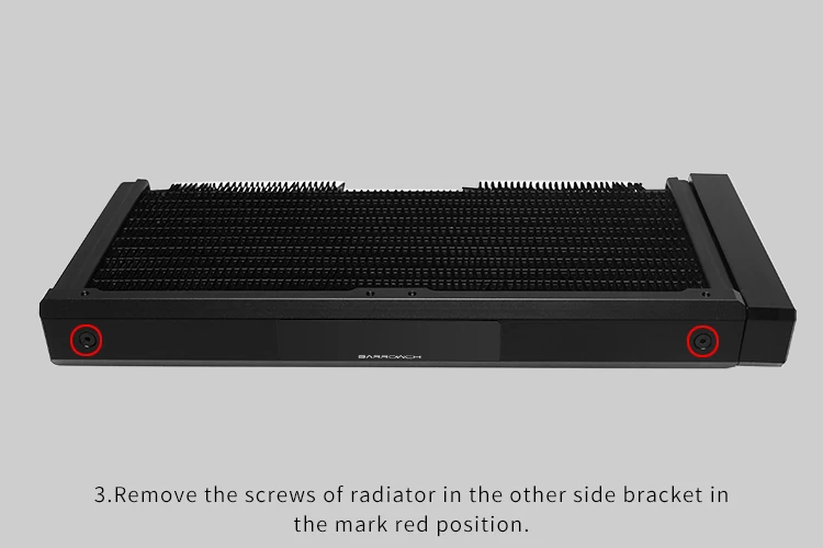Barrowch-Radiador Modular Chameleon Fish com Display OLED,