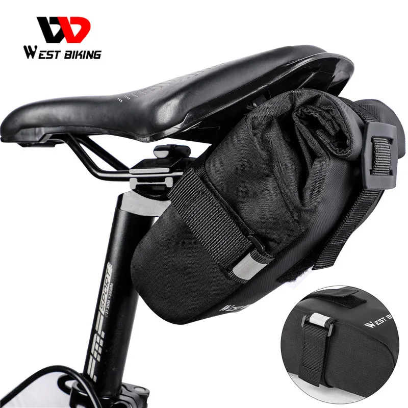 

WEST BIKING MTB Bicycle Bag Rainproof Cycling Saddle Bag For Refletive Rear Large Capatity Rear Seat Tail Bag Bike Accessories