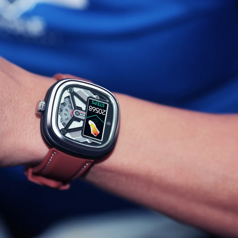Новейшая модель; Zeblaze Гибридный-2 модные часы Smart Watch сердечного ритма крови Давление монитор женского здоровья отслеживание активности в течение всего дня двойной режим