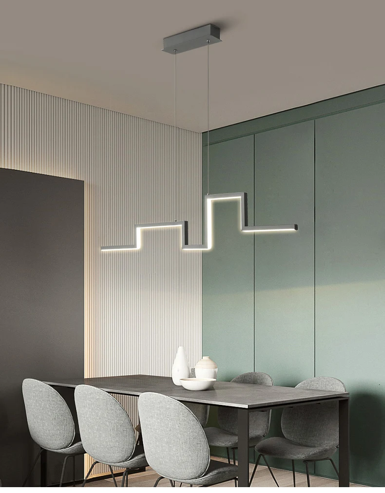 Modern Led Pendant Chandelier For Dining Kitchen Room Bar Suspension luminaire Avize Lustre Hanging Chandeliers for Office Cafe
