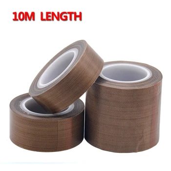 

1PC Resistant High Temperature Adhesive Cloth Insulation 300 Degree Vacuum Sealing Machine Tape 10 meter*0.13mm