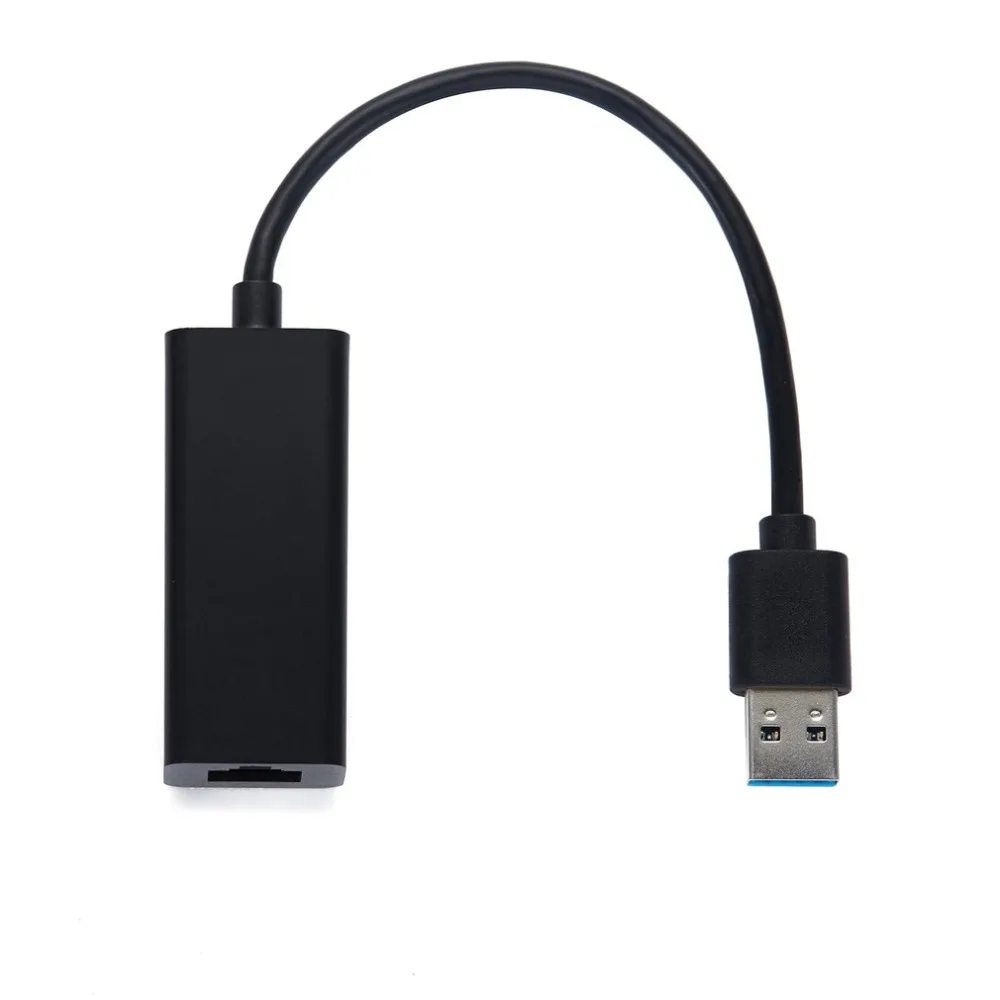 USB 3,0 к RJ45 10/100/1000 Мбит/с Gigabit высокой Скорость RJ45 Ethernet LAN сетевой адаптер Чипсет черного цвета для nintendo переключатель