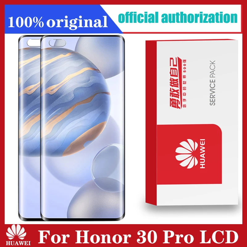 Оригинальный сменный дисплей 6 57 дюйма для Huawei Honor 30 Pro ЖК с сенсорным экраном и