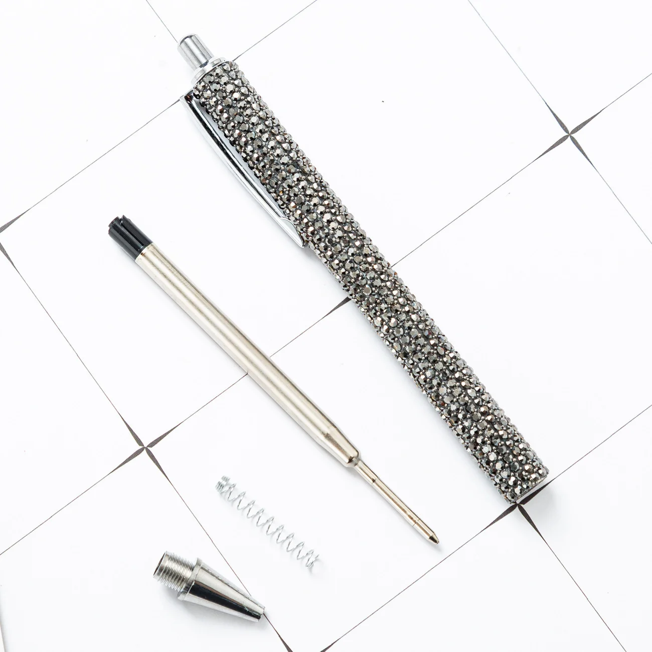 1 PCS Ballpoint Pen Luxury Cute Wedding Rose Gold Metal Stationery School Office Supply Pens ballpoint pen multifunction ballpoint pen multifunctional pen ball point pen