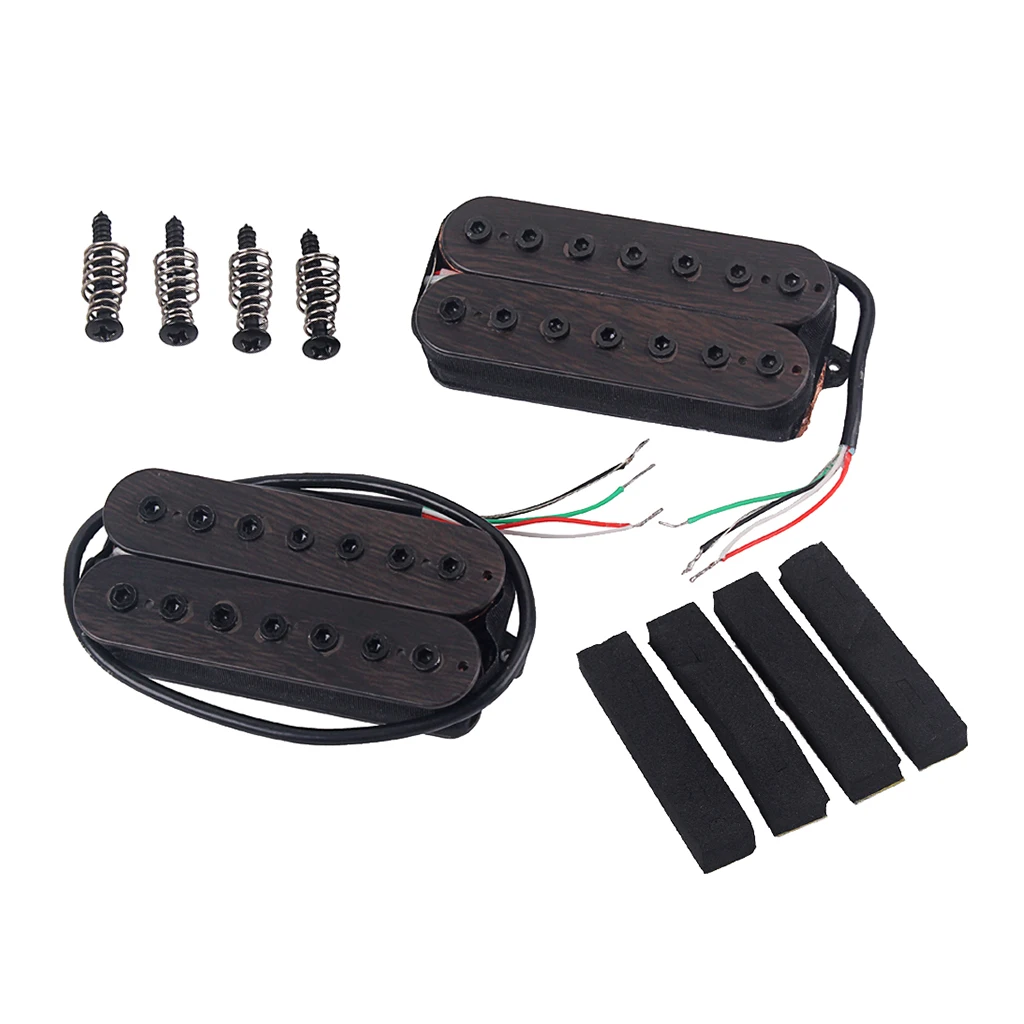 Electric Guitar Humbucker Alnico Magnet 7 String Pickups (Neck&Bridge) Rosewood