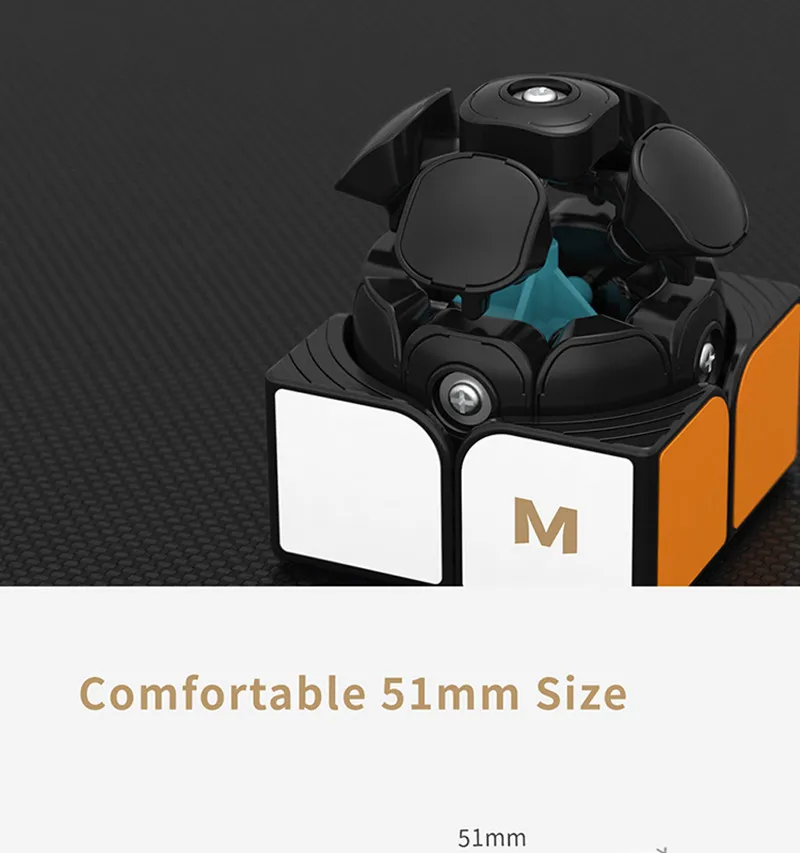 Elite Cubo Magnético 2x2x2 Professional Mágico yj Velocidade Puzzle Jogo Brinquedos Mgc 2x2 5 Mgc 2x2 elite cubo magnético mgc 2x2x2