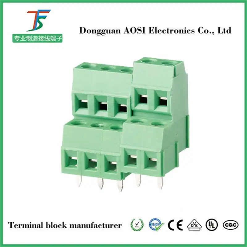 20 шт. E2K DG350H-A DG381H-B винт PCB монтируется клеммные блоки разъем 3,5 мм/3,81 мм Шаг FET1.5-XX-350/381-02/03