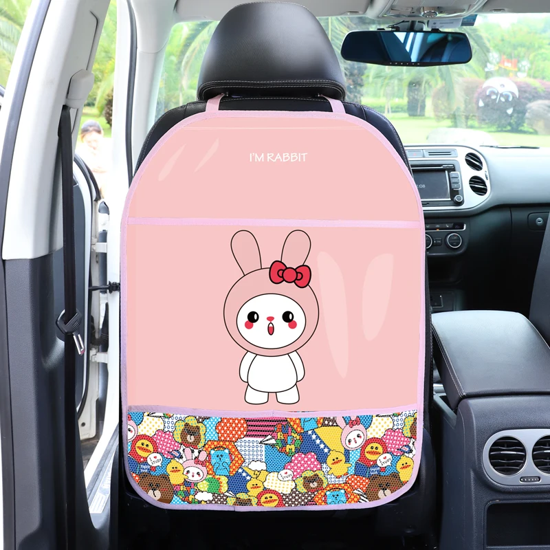 Стиль сенсорного экрана детский коврик против ударов для автомобиля против грязи коврик для автомобильного сиденья - Название цвета: Little Rabbit