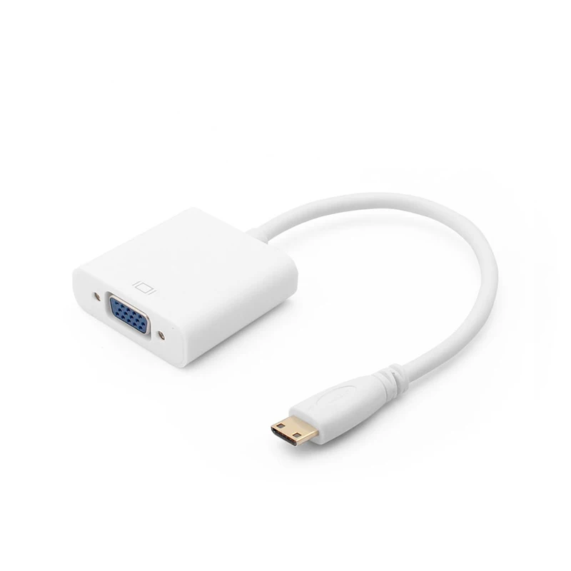 SZ WXDZ Mini HDMI VGA адаптер mini hdmi папа vga Женский конвертер видео и аудио кабель 1080p для