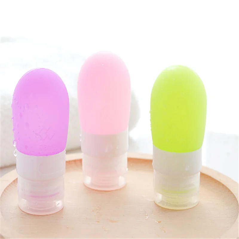 1pc пустой силиконовый путешествия Упаковочный Пресс точка бутылка для лосьона