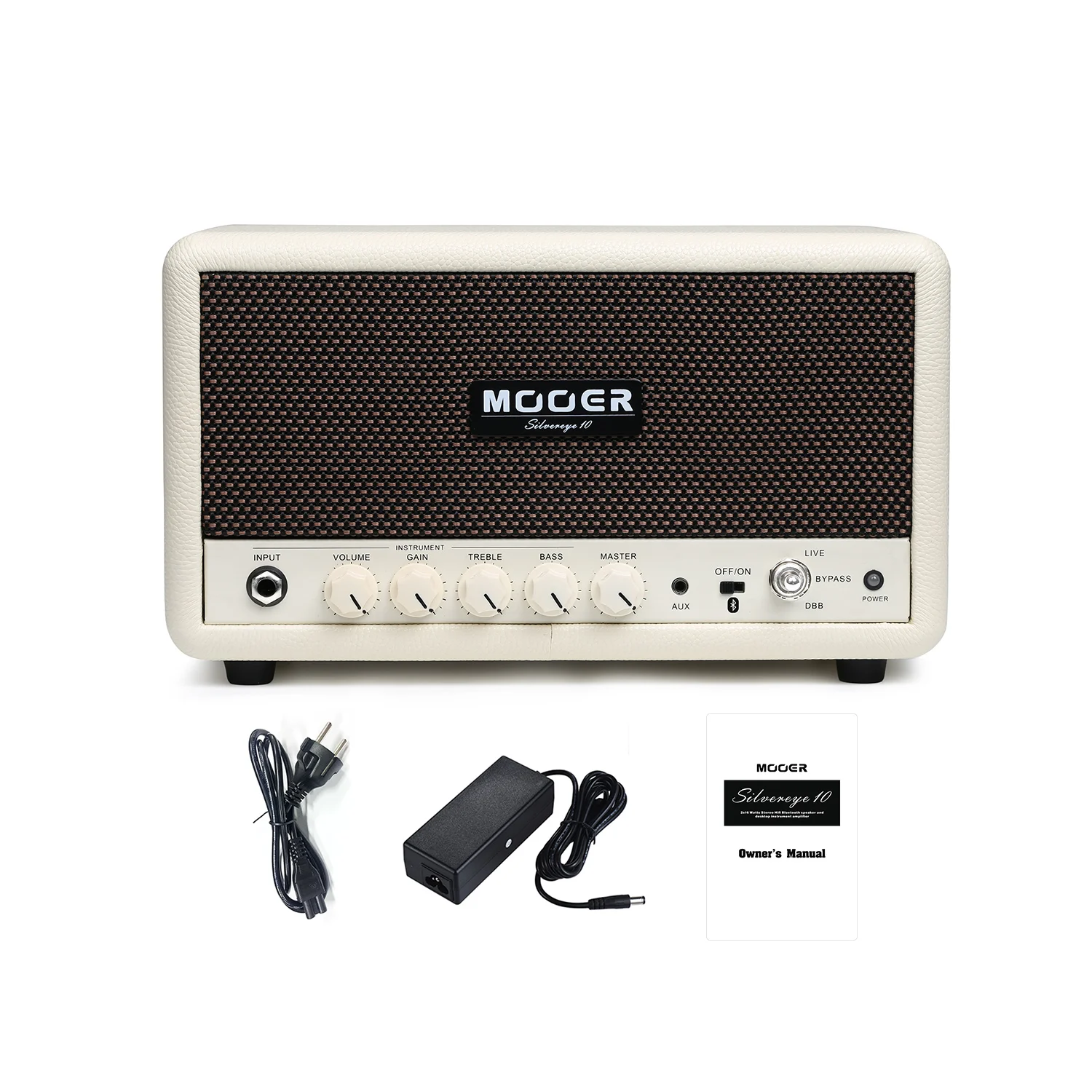 EU PLUG MOOER SilverEye 10 Настольный Setero HiFi Bluetooth инструмент для громкоговорителя гитарный бас-усилитель для гитары - Цвет: EU PLUG