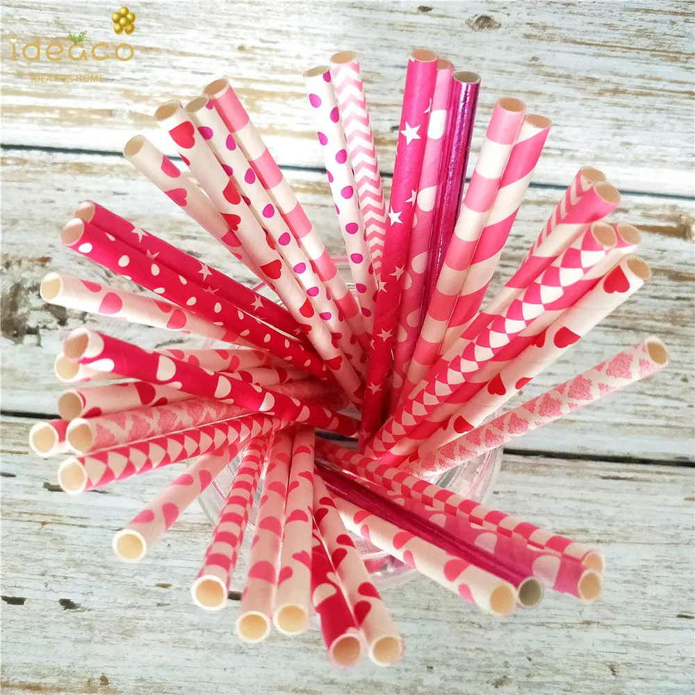 paper straws party wedding117