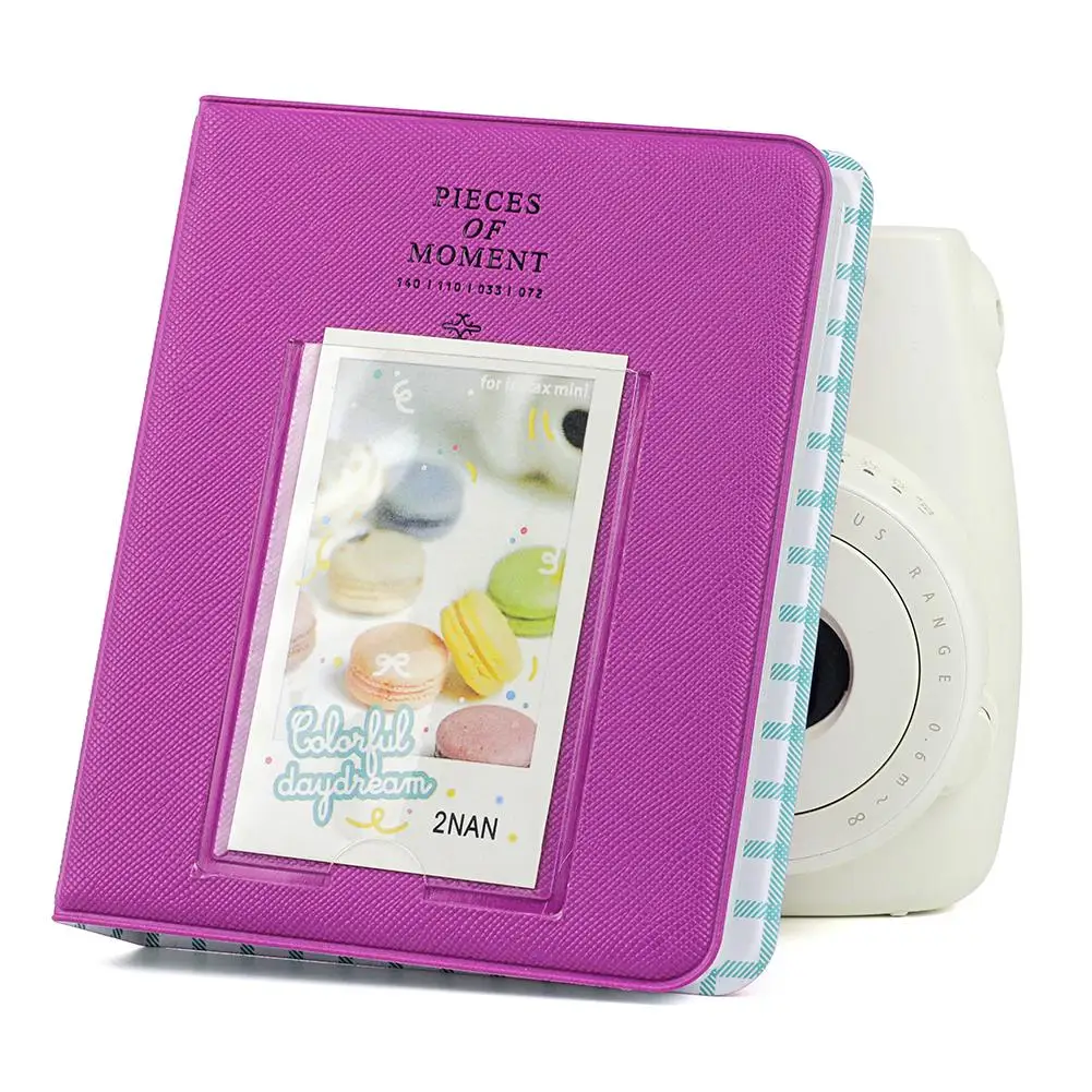 Instax для фотоальбом для полароидов чехол для хранения фотографий размер 64 Карманы Мода для Fujifilm Instax Мини пленка 7s 8 9 instax Мини альбом