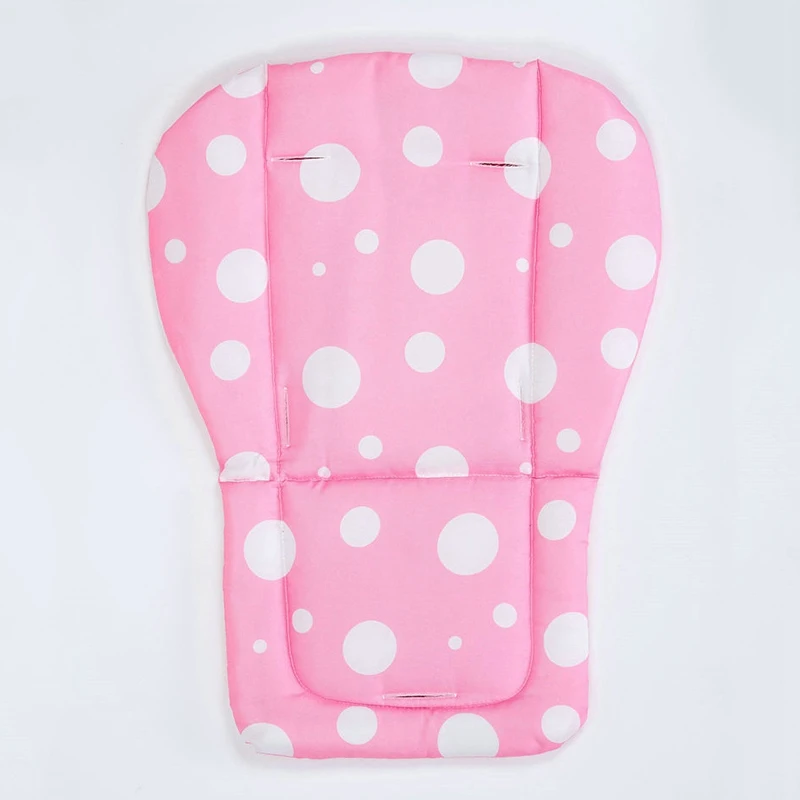 Pink Хлопковые детские подушки для сидений, мягкие детские подушки-коляски, удобная детская коляска, детские коврики для сидений, аксессуары для колясок - Цвет: Pink