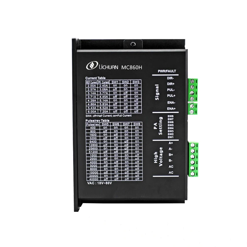 Гибридный Драйвер шагового двигателя NEMA34 2 фазы 48 В переменного тока 7 А MC860H для