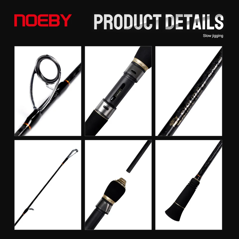 【希少】NOEBY 1500R 希少】NOEBY 1500R Noeby 1.83m 1.96m Slow Jigging Fishing Rod M ML