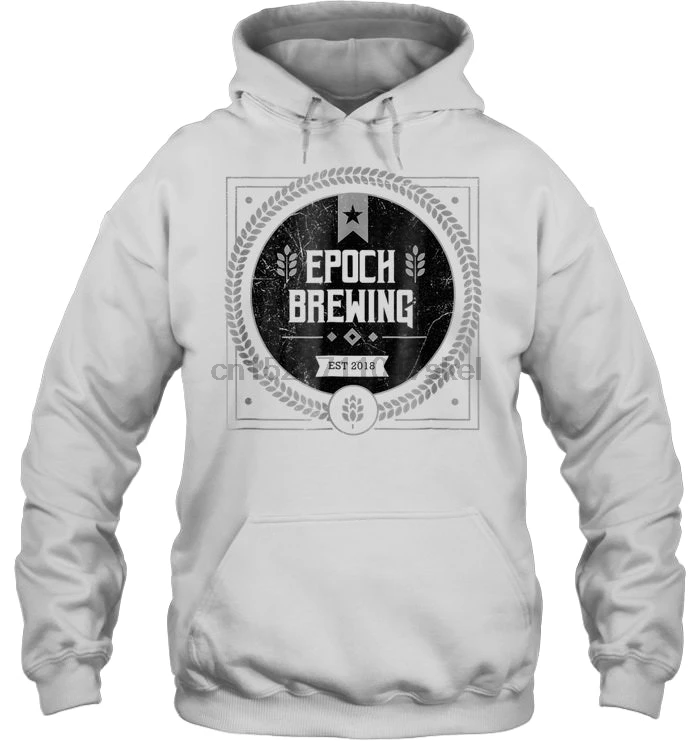 Мужская толстовка с капюшоном Epoch Brewing Est 2018 женская уличная одежда |