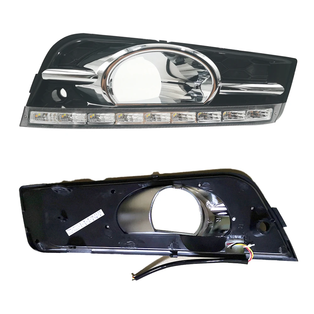 Дневные ходовые огни CSCSNL для Chevrolet cruze 2009 2010 2011 2012 2013 2014 дневные с желтым сигналом 2
