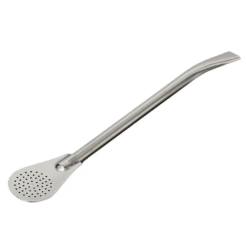 

Lovely Pro Tea Stainless Steel Drinking Yerba Mate Straw Gourd Filter Spoon