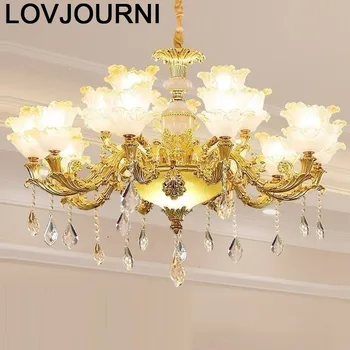 

Voor Eetkamer Lustre Para Quarto De Techo Moderna Suspension Luminaire Crystal Light Deco Maison Lampara Colgante Hanglamp