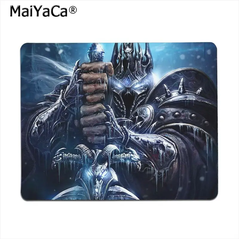 Lock Edge25x29cm Maiya высокое качество World of Warcraft Arthas DIY дизайн игровой с узором коврик для мыши большой коврик для мыши клавиатуры коврик - Цвет: Lock Edge25x29cm