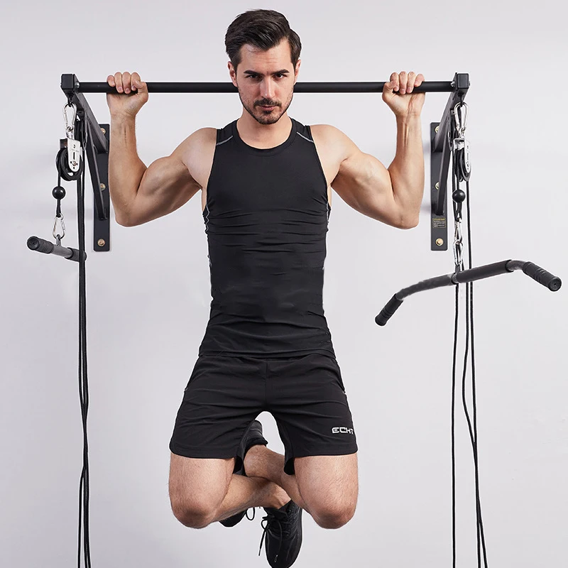  Sistema de poleas para máquina de cables, accesorio para el  hogar, garaje, gimnasio, entrenamiento en casa, equipo de gimnasio para  dominadas, flexiones LAT, rizos de bíceps, tracción de tríceps, ejercicios  de