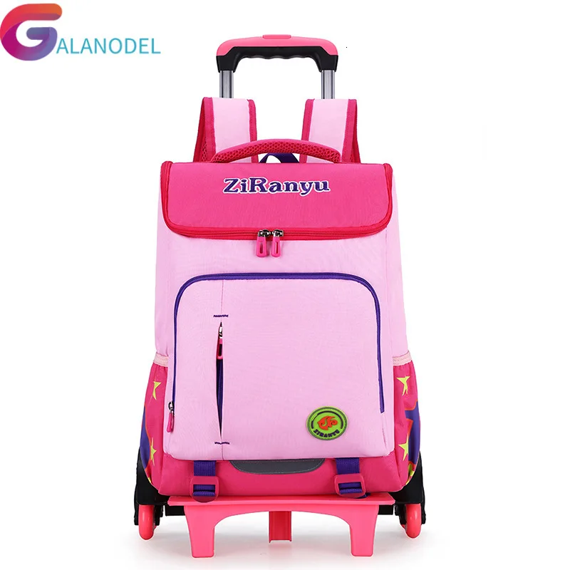 

Lightweight Grade 5-6 Schoolbag Boys Large Capacity Backpack ZIRANYU 8-14 Years Old Children Waterproof Schoolbag 2/6 Wheels