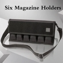 600D Тактический Подсумок с крышкой Molle военный 6 маг держатели страйкбол патроны Сумка Охота плечо пакет универсальный журнал