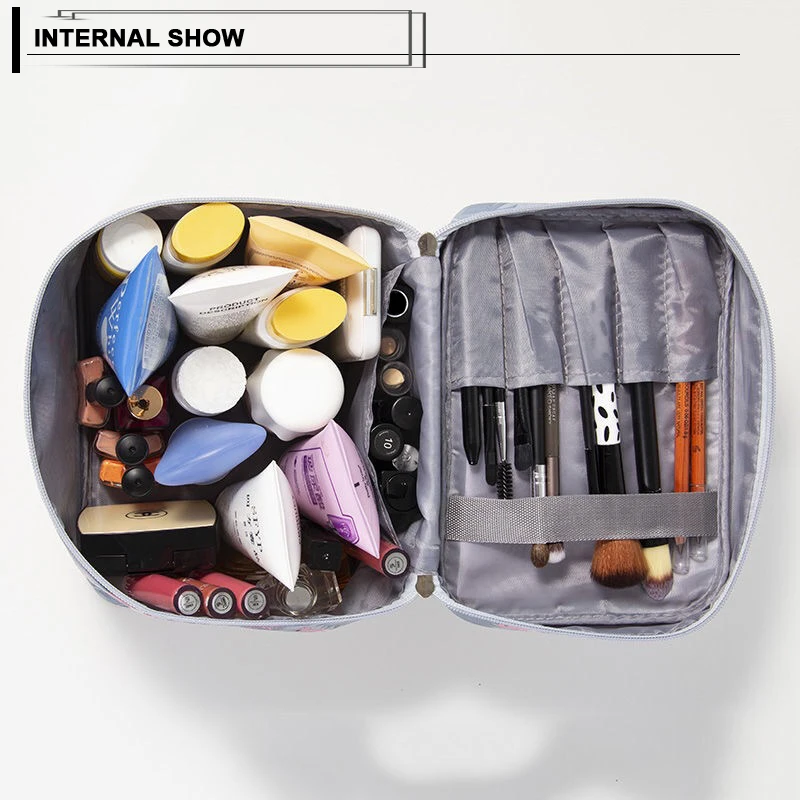 Женская сумка для макияжа многофункциональная Водонепроницаемая портативная