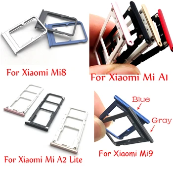 

For Xiaomi Mi A1 / Mi 5X Mi A2 6X Mi8 8 Mi9 9 Card Tray Micro Nano SIM Card Holder Tray Slot Holder Adapter Socket