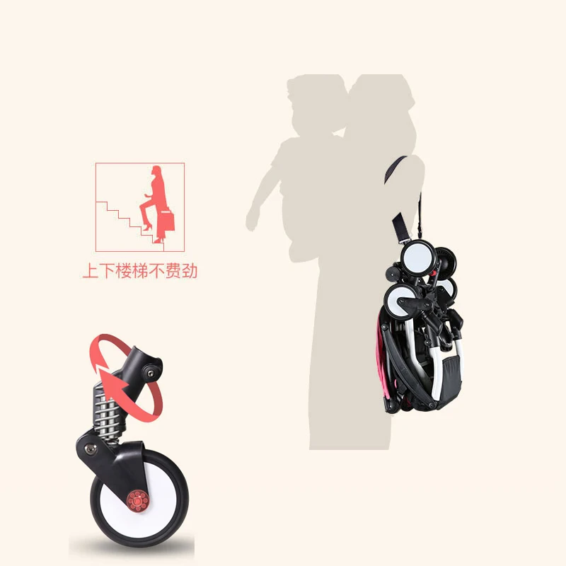 Original Yoya For Baby Stroller Car Light Folding Baby Carriage Stroller Chair Can Sit Lie Kinderwagen Newborn Baby Pram