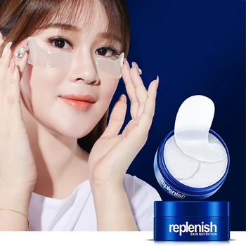 

60pcs Collagen Eye Mask Dark Circles Face Anti Wrinkle Gel Sleep Mask Eye Patches Collagen Moisturizing Eyemask Eye Care