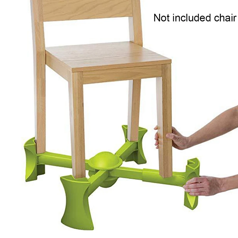 

Portable Chair Booster Traveling Seat Anti-Slip Mat for Child Lift Under Fits Most Chairs Adjustable Heightening Frame