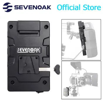 

Sevenoak SK-BT03 V-Mount Battery Mounting Plate with 6 Cables & LP-E6 Battery Cable for V-mount Battery Standard 15mm Rod System