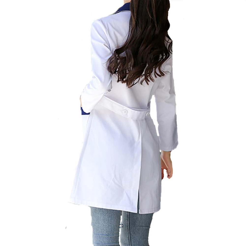 Pharmacy Doctor Overalls Uniform Nurse Health Coat Work Wear & Uniforms Fashion Women Medical Suit Long Sleeved 2 Colors Coats