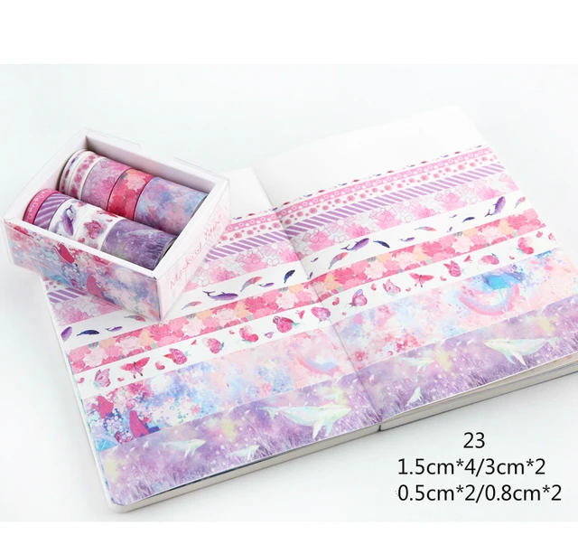 Mr Paper 26 Designs 10pcs/box Cute Cartoon Animals Washi Tapes Scrapbooking DIY Deco Creative Japanese Kawaii Masking Tapes 23