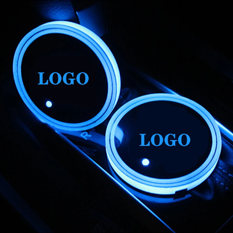 

Car Styling LED Light Water Coaster Cup Mat For AUDI A1 A3 A4 A5 A6 A7 A8 B5 B6 B7 B8 B9 C5 C6 C7 8V V8 8P 8L 80 90 100 RS SLINE