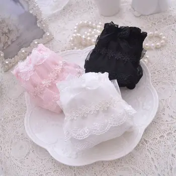 

Japanese Lovely Cute Lolita Kawaii Fairy Princess Sexy Lace Embroidery Panties Sweet Small Fresh Underwear Milk Silk Briefs