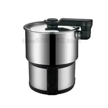 

mini Multi Cookers Travel portable cooking pot 304 stainless steel Hot Pot 450W 1.2L 110-240V