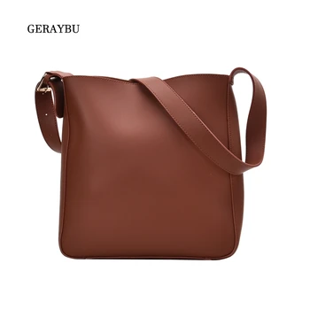 

Shoulder Bag Female Pu Classic Fashion Ladies Bag Temperament Woman Messenger Bag Retro High Quality Waterproof Black