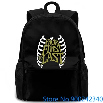 

From First To Last Rock Band Spencer Sote Skrillex Promotion Text women men backpack laptop travel school adult