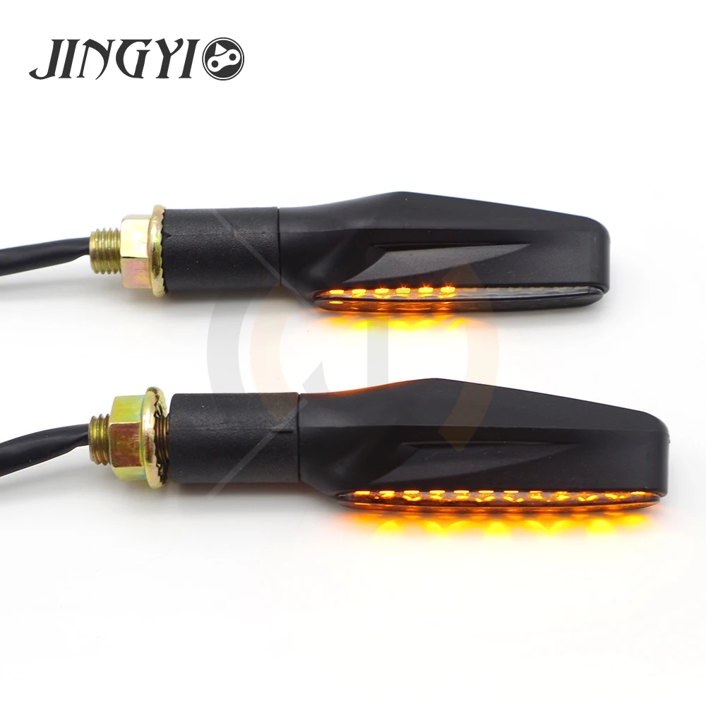HUA-2PCS Мото индикатор, мотоциклетная Поворотная сигнальная лампа, задняя светодиодная лампа для Tdm 900 Honda Vtx 1300 Triumph speed Triple Honda# ED124 - Цвет: HUA-2PCS