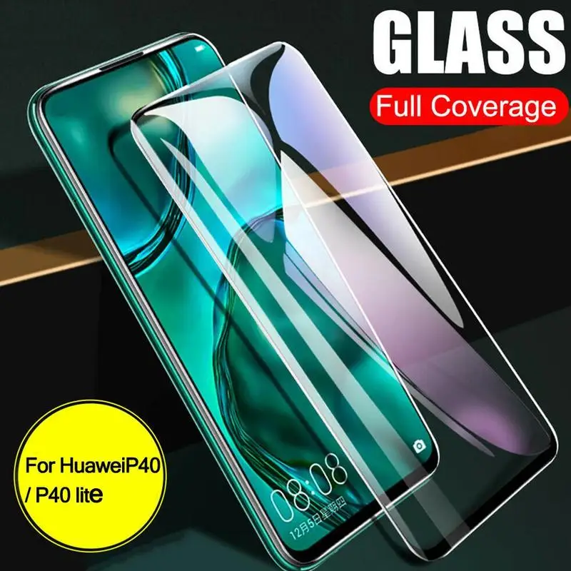 Для Huawei P40/P40lite Закаленное стекло пленка для экрана 20d изогнутая полная защита