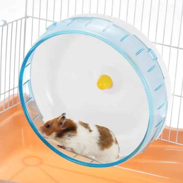 3 Size Hamster Running Disc Toy Silent Rotatory Jogging Wheel Pet Sports Wheel Toys 2 Colors New