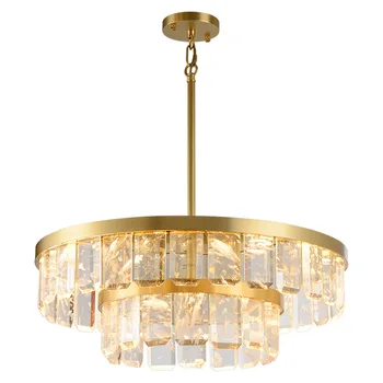 

new modern crystal chandelier lighting luxury home decoration crystal lamp ,shop LED hanglamp