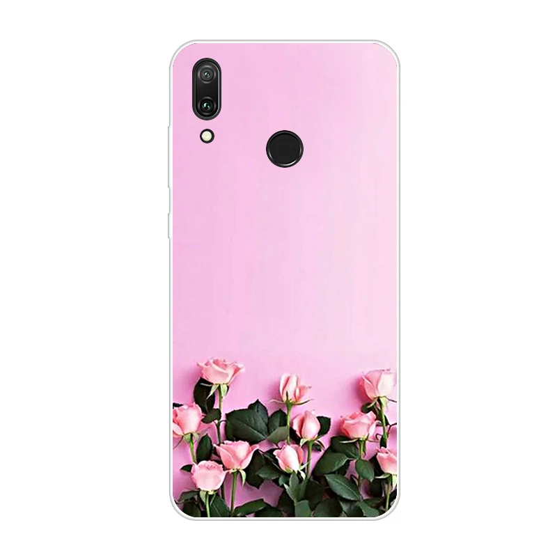Оранжевый Чехол для Huawei Y7 силиконовый чехол ТПУ для Huawei Y7 Prime чехол для телефона Защитный чехол для Huawei Y7 Prime бампер - Цвет: Оранжевый