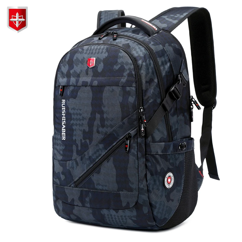 Male Bag Mochila Laptop Usb-Charging-Backpack School-Bag Oxford Travel 17inch Vintage