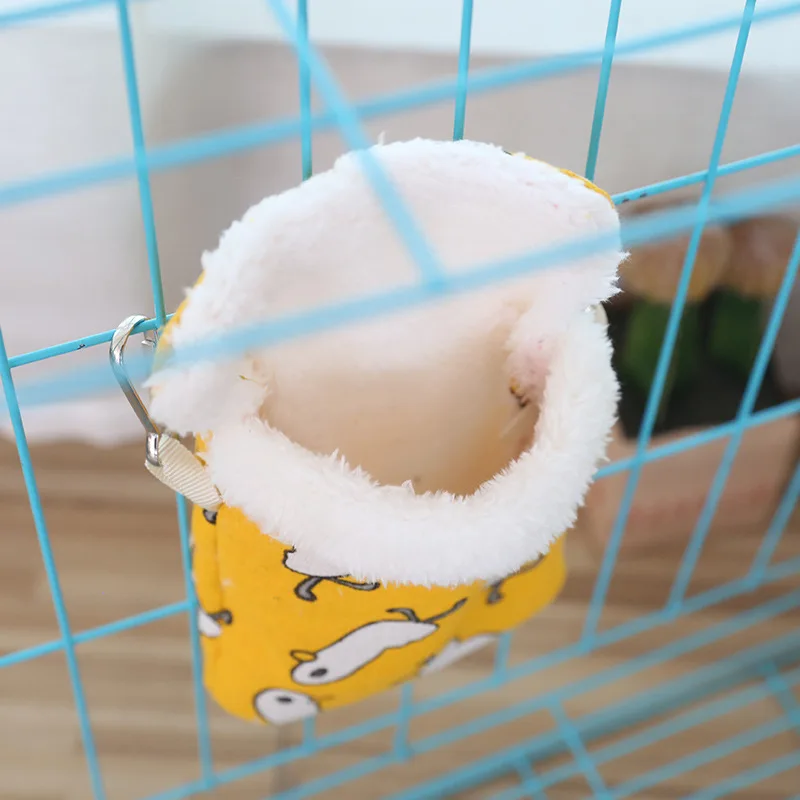 

Animals Design Pet Hamster Rat Hammock Cage House Nest Hamster Warm House Small Animal Hammock