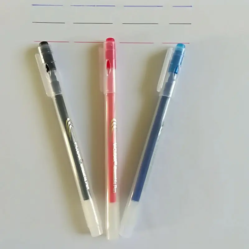 Гелевая ручка смешанного цвета, 0,7 мм, термостираемая ручка, ручка для утюга, стираемая ручка, синие, черные, красные чернила, школьные канцелярские принадлежности, офисный инструмент для письма