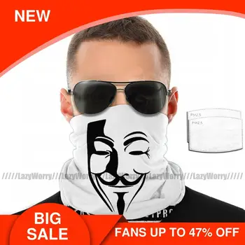 

Guy Fawkes Mouth Face Mask V For Vendetta Facial Mask with 2 Filters Lovely Fashion Adult Mask